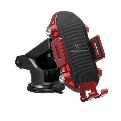 Touch car QI Wireless Charger Automatic Clamping Ferrari Qi Fast Charging Car Charger Mount Compatible with iPhone Samsung