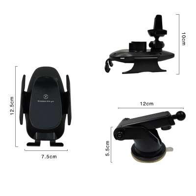 new technology magnetic automatic smart sensor electric car wireless charger car phone holder car mount