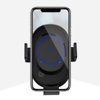 Smacat newest qi certified 15w wireless charger for auto smart sensor wireless charger holder